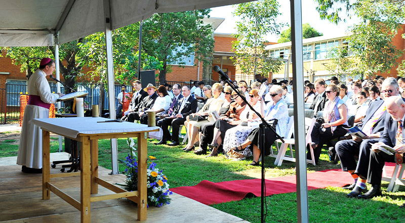 The opening and blessing of St Agnes Catholic High School Rooty Hill