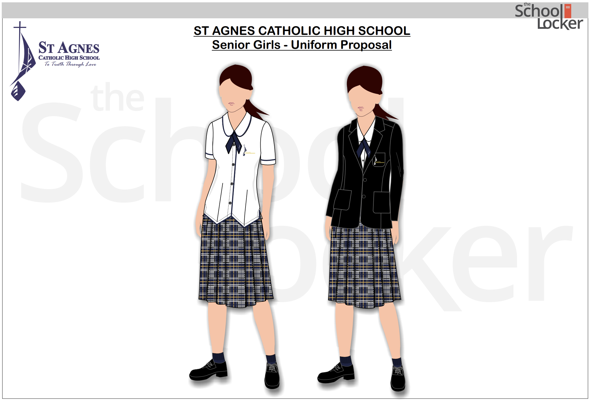 senior girls uniform