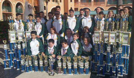 Students with Karate Awards