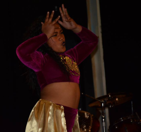 St Agnes Student, Daphne, dancing.
