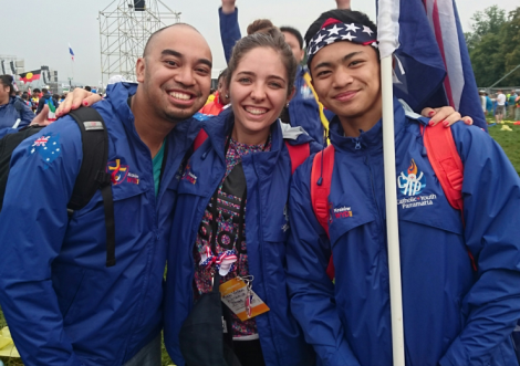 Harry, Nikki and Martin at World Youth Day, Poland.