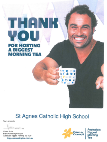cancer council charity at St Agnes Rooty Hill