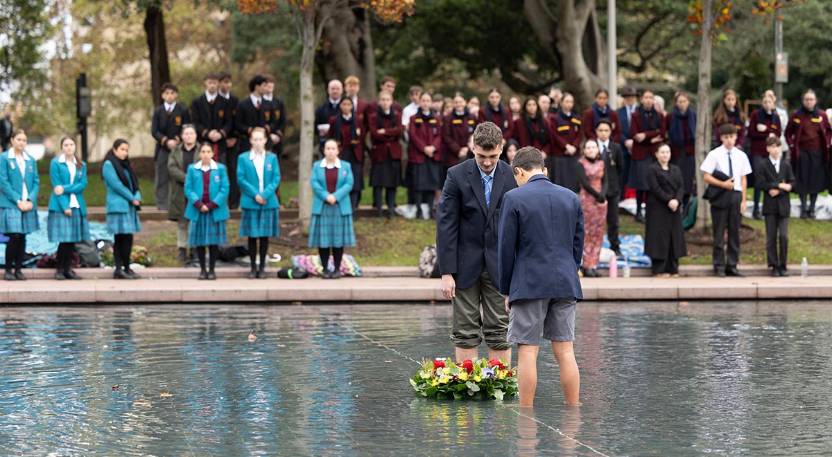 CSPD students represent their school communities at the Hyde Park service.